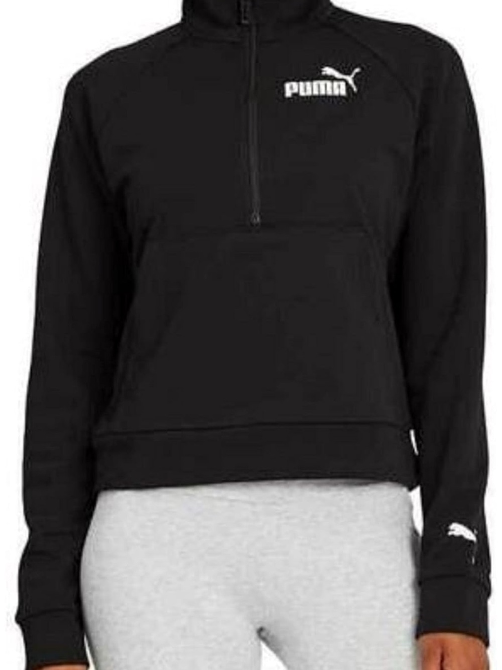 NWT Puma Half Zip Pullover Sweater S